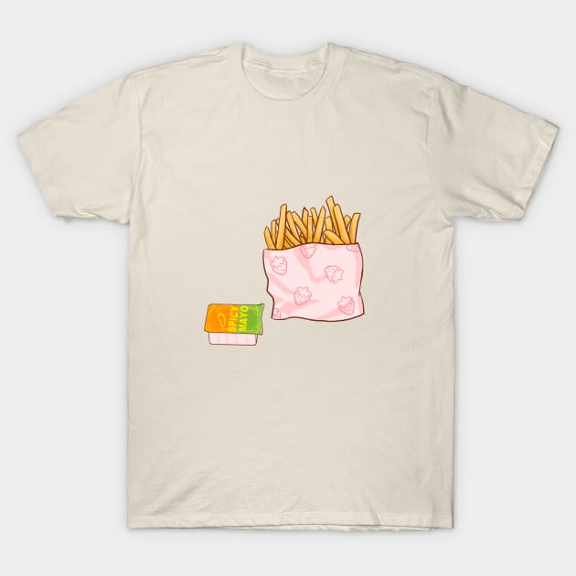 Cute Fries and Dip T-Shirt by toffany's